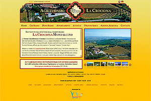 Agriturismo La Crociona - Clicca sulla schermata per accedere al sito