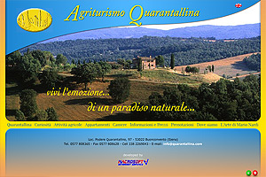 Agriturismo Quarantallina - Clicca sulla schermata per accedere al sito